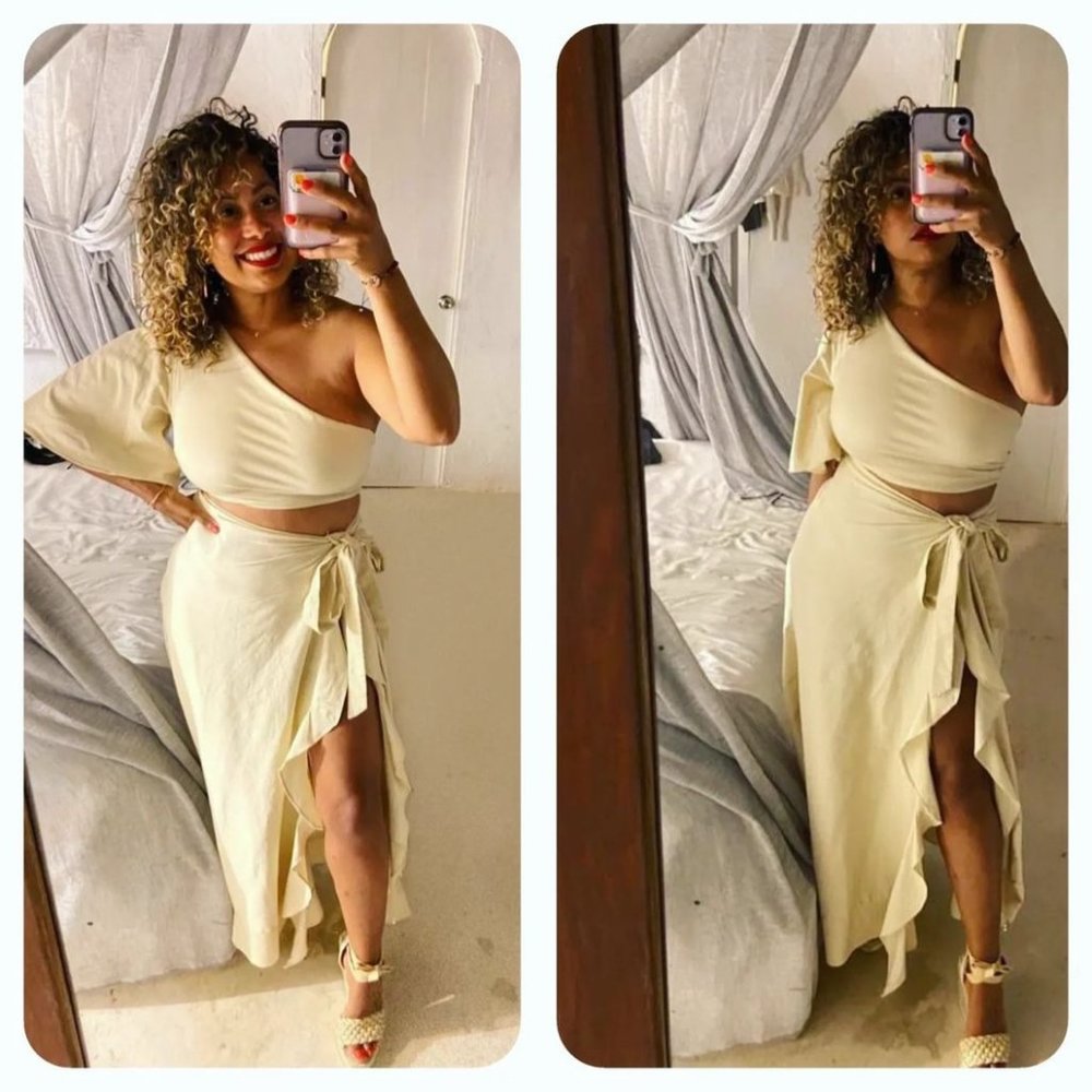 Beach/wedding/tulum 2 piece set